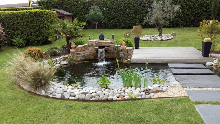 bassin zen jardin