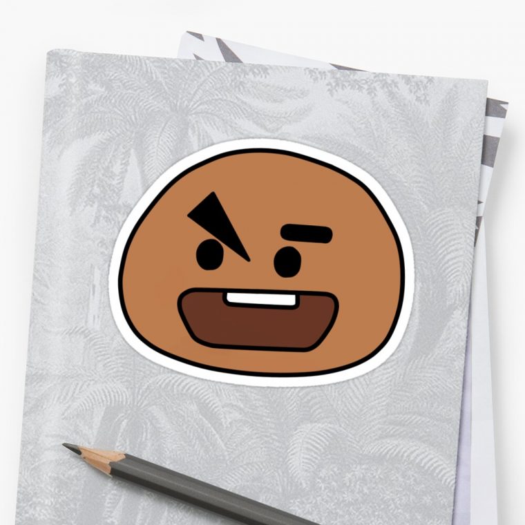 bt21 shooky sticker