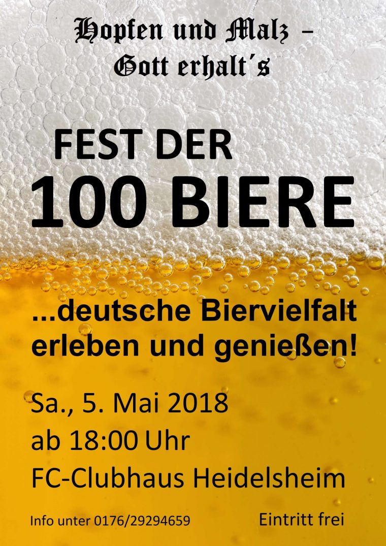 fest der 100 biere