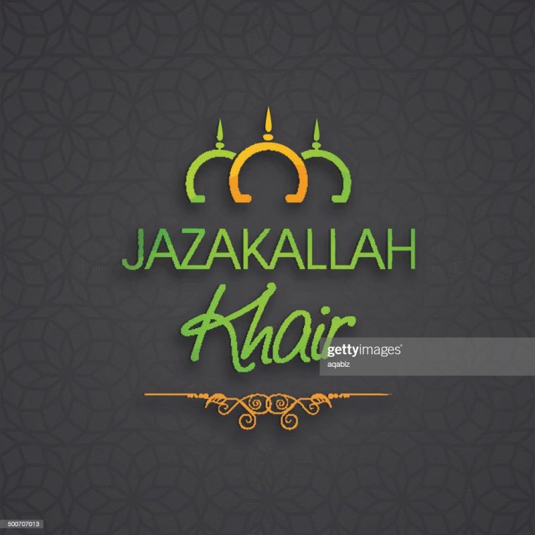 jazakallah khair antwort