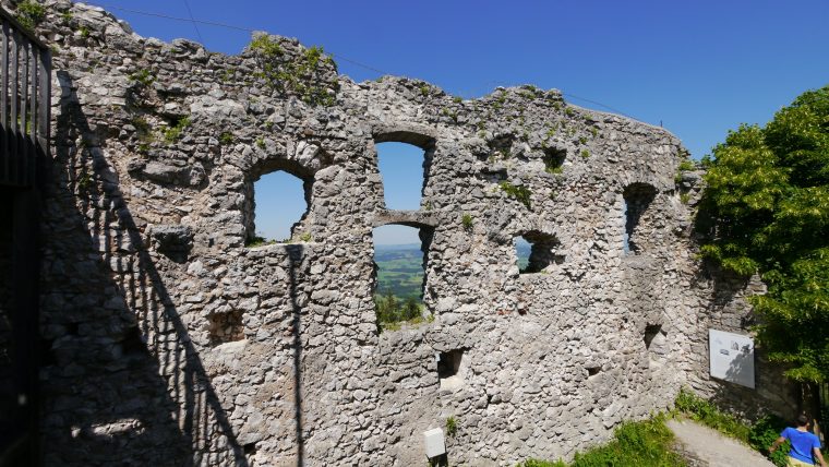 burgruine falkenstein mit kindern