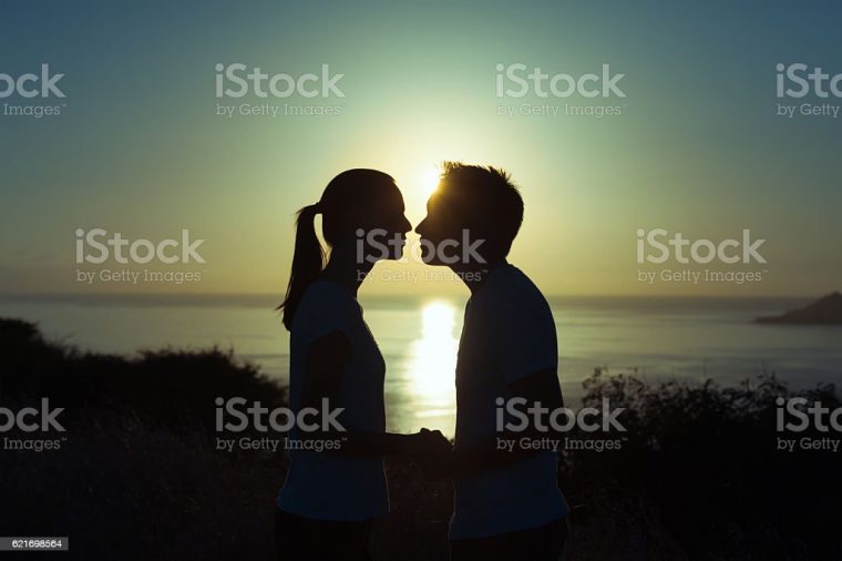 kisses at the beach