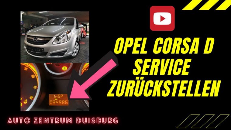 corsa e service zurücksetzen