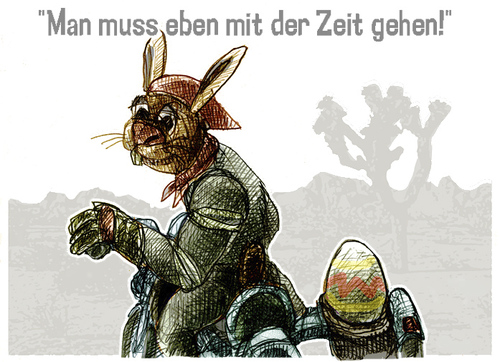 frohe ostern fahrrad