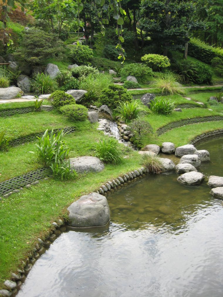 modele de jardin japonais