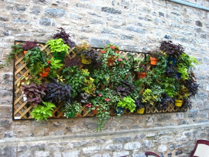 decoration pour mur exterieur de jardin