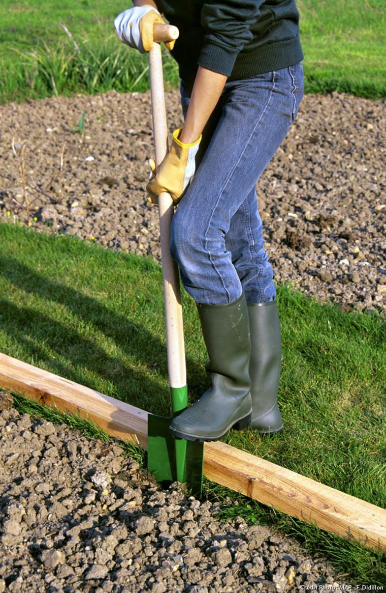 faire une bordure de jardin