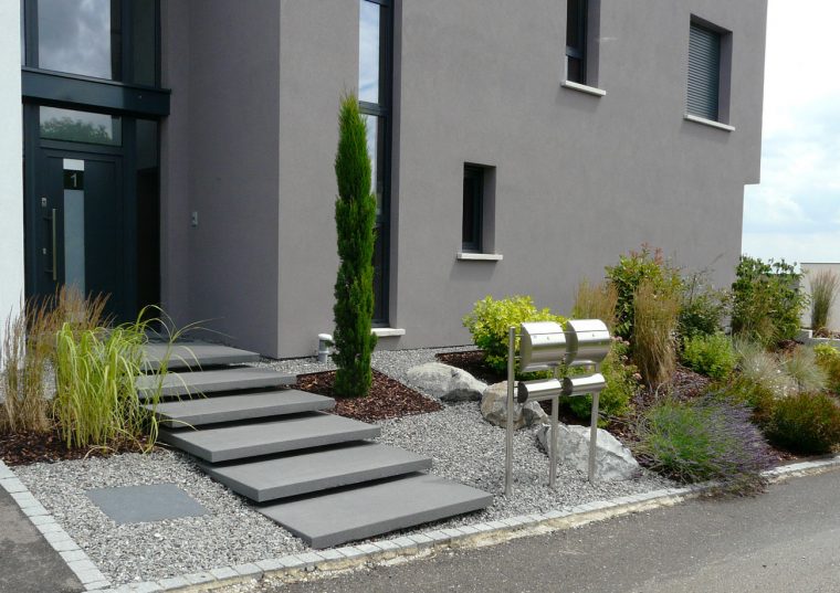 escalier terrasse extérieur jardin