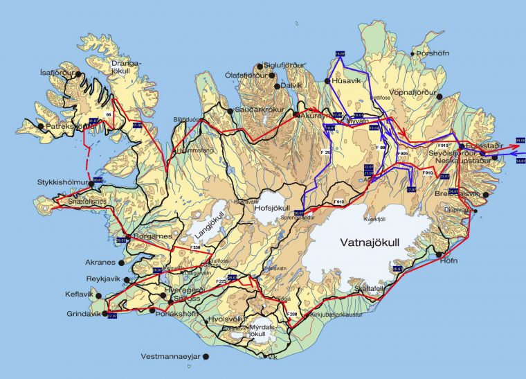 island sehenswürdigkeiten karte pdf