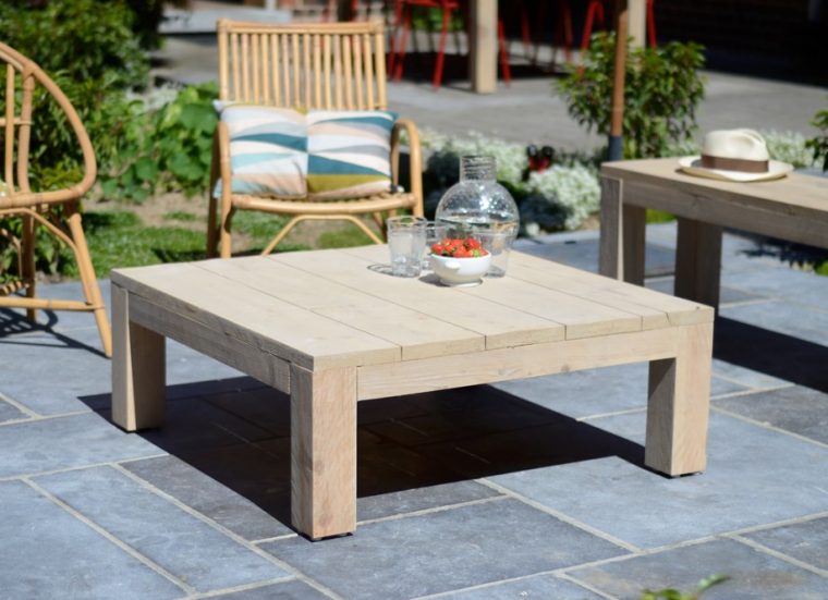 table de jardin teck