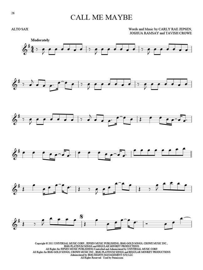 101 Hit Songs For Alto Sax - Partition - Di-Arezzo.fr concernant Partition Saxophone Alto intéressant