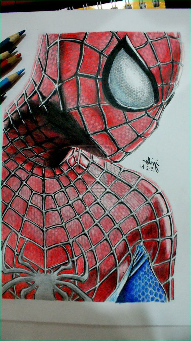 13 Unique De Dessin Spider Man Image - Coloriage à Dessin Spiderman Couleur génial 