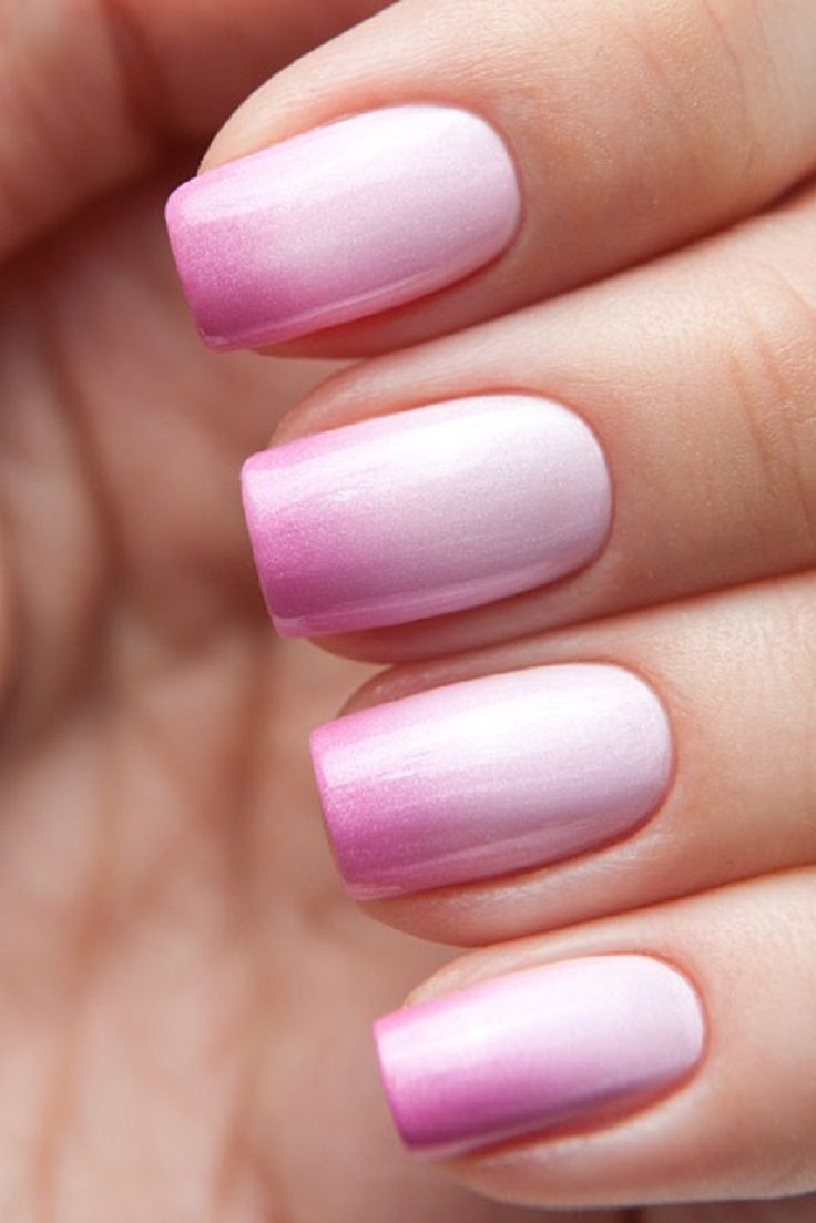 15 Ombre Nail Designs For The Week - Pretty Designs pour Ongle Rose Et Blanc 