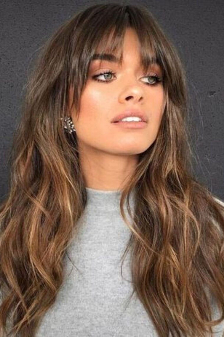 20 Trendy Haircut Ideas With Curtain Bangs – Your Classy Look à Frange Rideau Cheveux Lisses