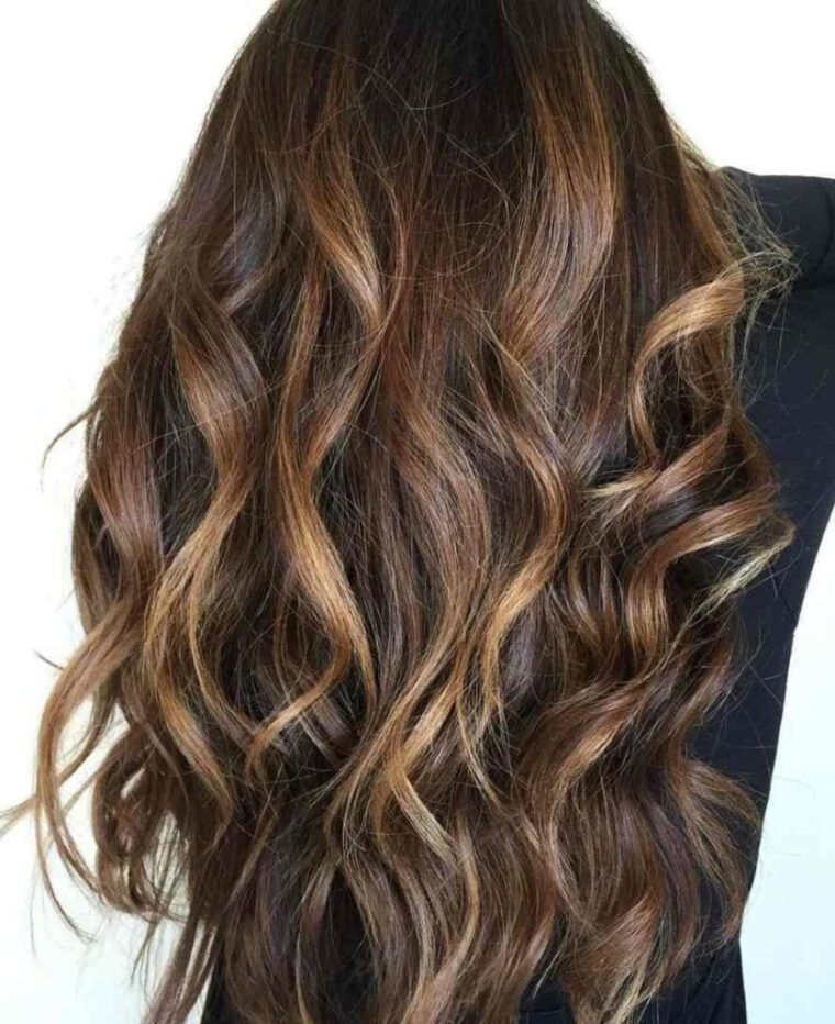 +24 Balayage Miel Caramel : Balayage Miel Sur Cheveux Châtain Foncé tout Balayage Caramel Sur Cheveux Noir vous pouvez essayer