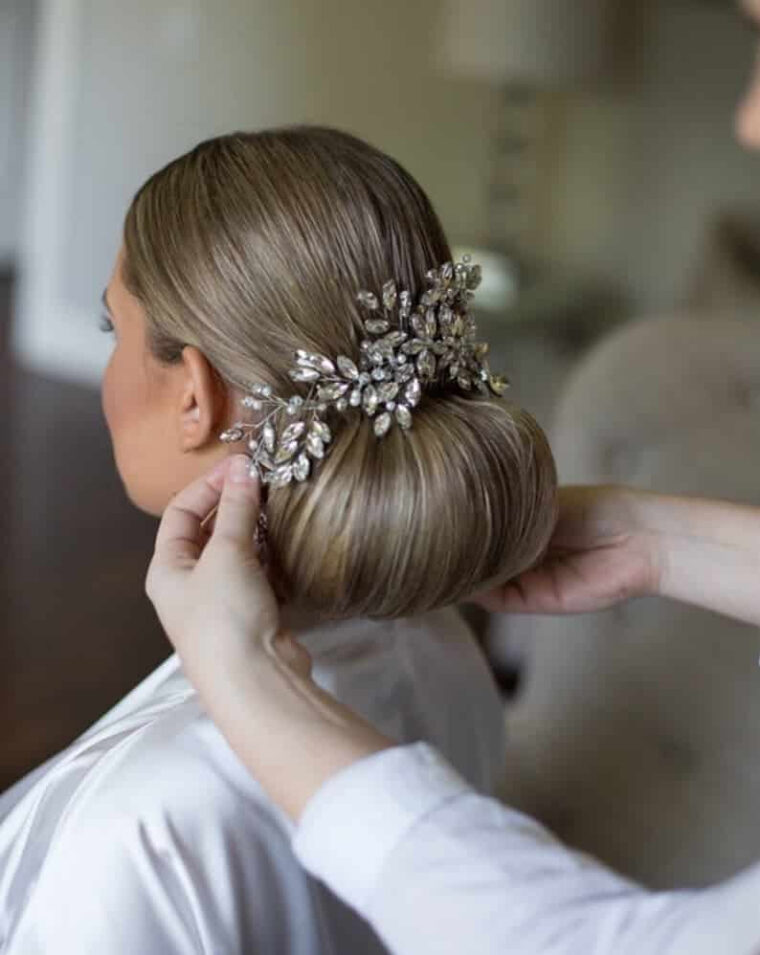 + 30 Modèles De Chignons De Mariée tout Chignon Haut Mariage génial