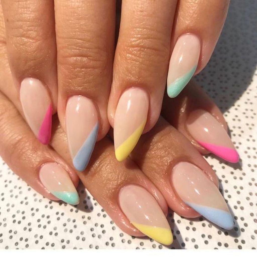 37 Charming Almond Shaped Nails Colors Ideas You Need To Copy tout Idee Ongle Simple 