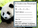 5 Cartes Invitation Anniversaire Panda 03 D'Autres C…  Carte destiné Carte Invitation Anniversaire À Imprimer