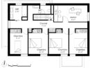 8 Plan Maison 3 Chambres Et Un Bureau  Plan Maison, Maison Plain Pied concernant Plan Maison 3 Chambres