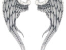 Angel Wing Outline, Dark Angel Wings, Angel Wings Drawing, Angel Wings serapportantà Ailes D Ange