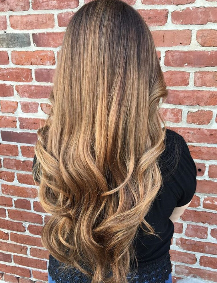 Balayage Miel Sur Cheveux Châtain Foncé : Idées Pour S'Inspirer pour Châtain Clair Miel