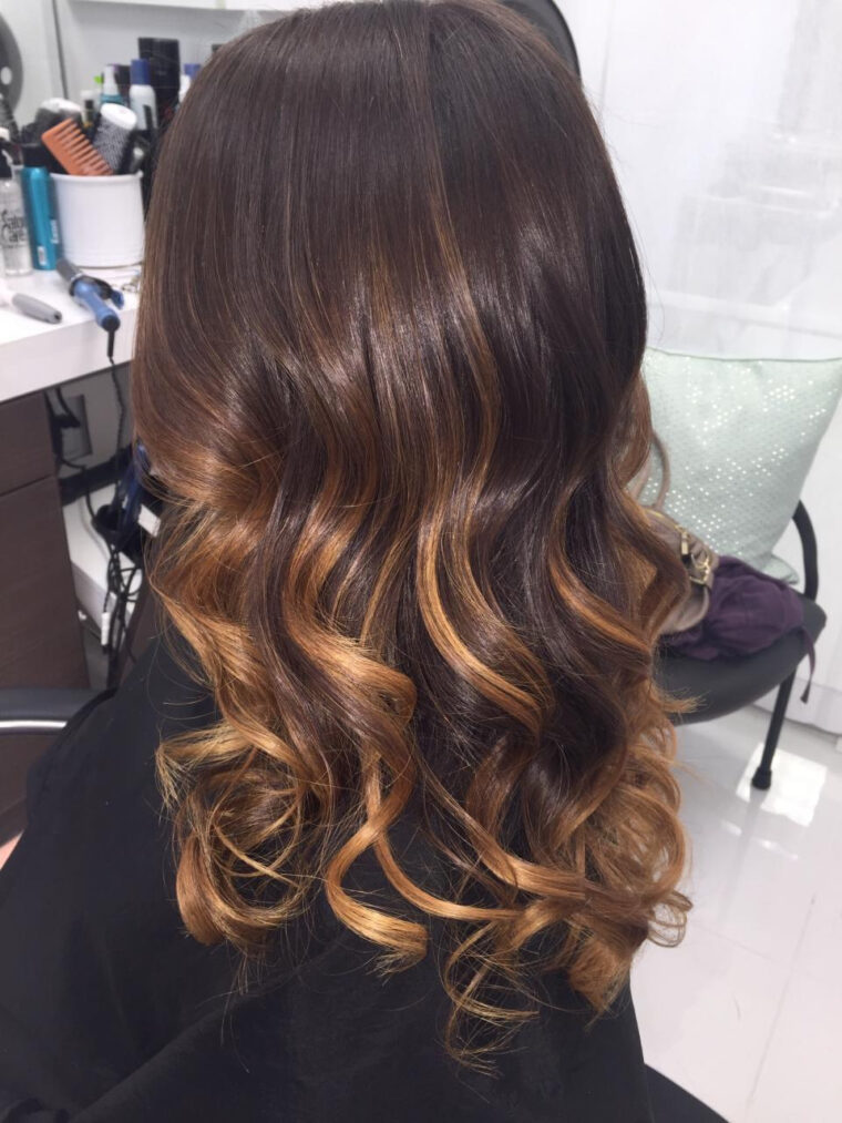 Balayage Miel Sur Cheveux Châtain Foncé Ou Clair encequiconcerne Châtain Clair Miel