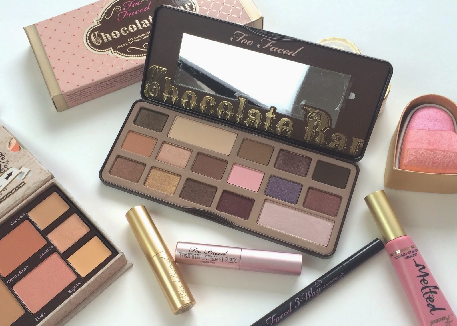 Beauty: The Too Faced Chocolate Bar Palette - Review, Swatches And concernant Candy Bar Palette