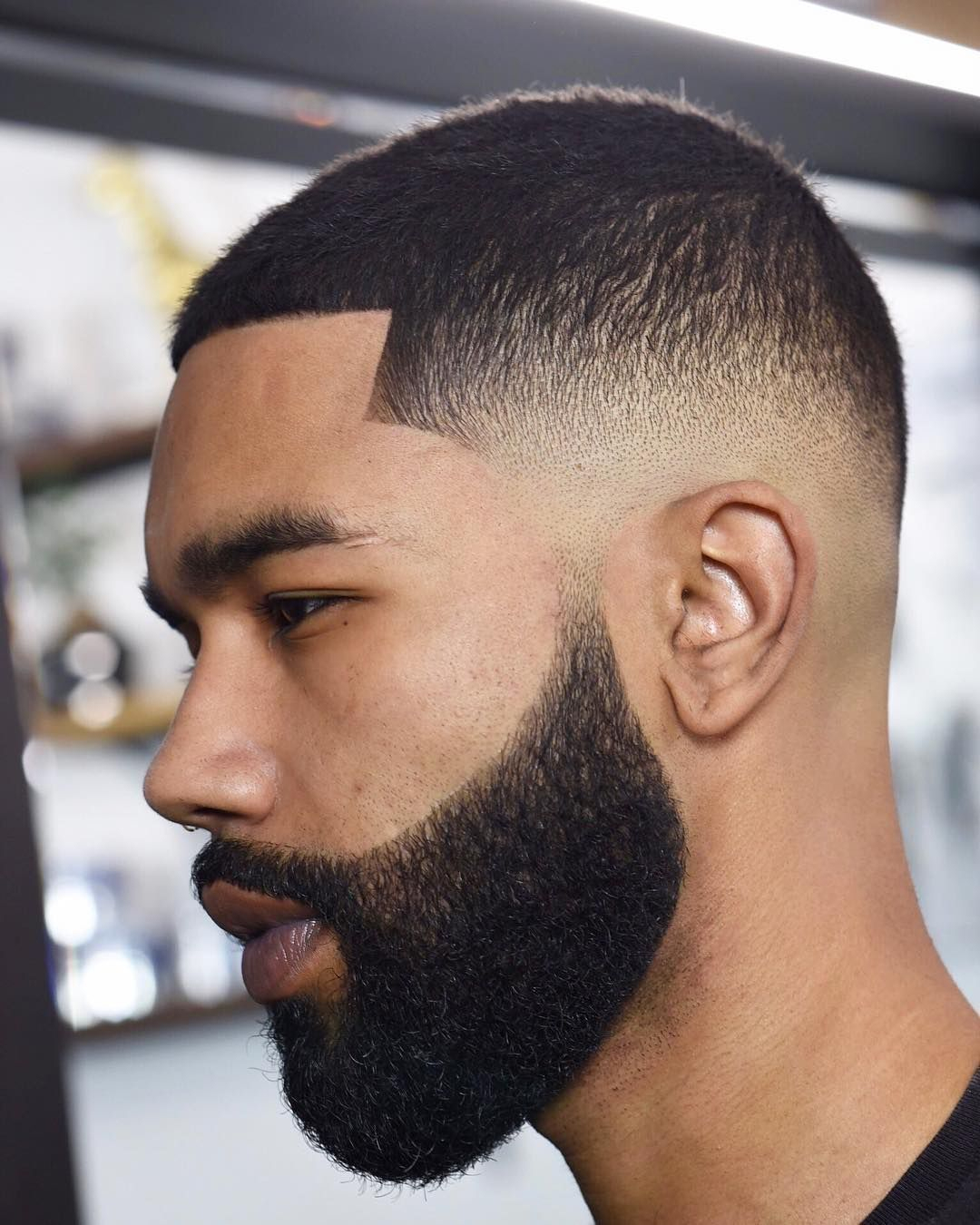 #Bestmenshairstyles  Mens Haircuts Fade, Fade Haircut With Beard concernant Coupe Afro Homme Court génial 