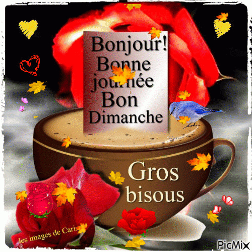 Bon Dimanche - Free Animated Gif - Picmix dedans Bonjour Bon Dimanche génial 