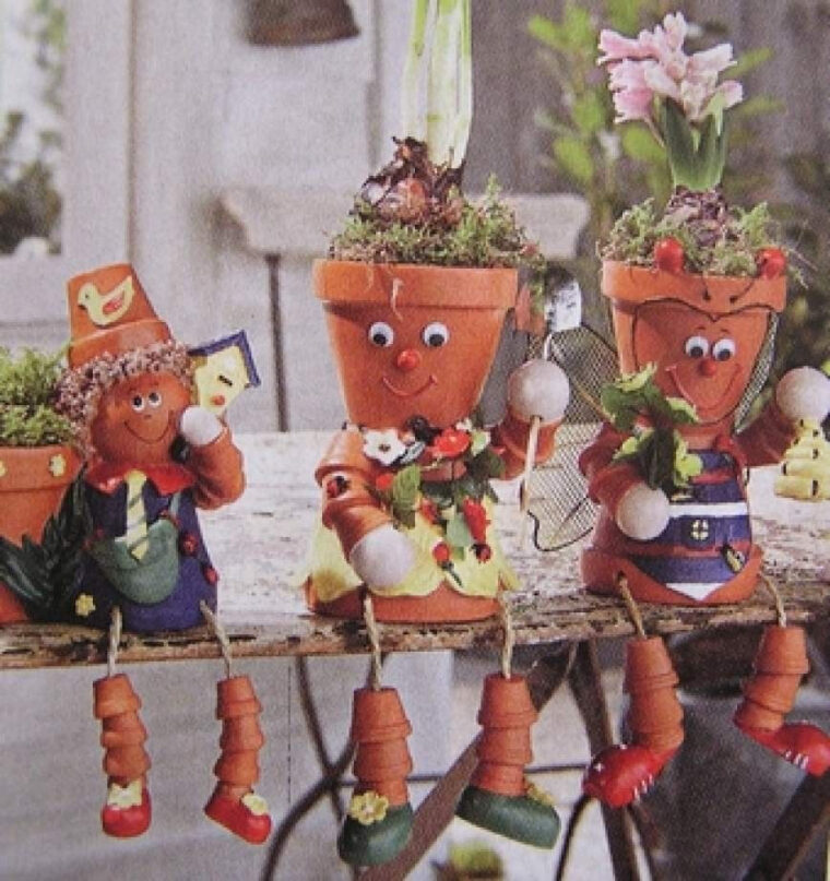 Bonhomme Avec Des Pots De Fleurs – Recherche Google  Pot De Fleurs serapportantà Bonhomme En Pot De Fleurs génial