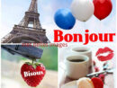 Bonjour, Bisous, Bon 14 Juillet #Fetenationale Tour Eiffel France Cafe dedans Image Bonjour Bisous