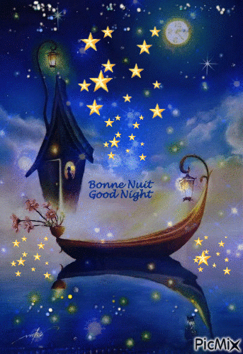 Bonne Nuit - Good Night - Gif Animé Gratuit - Picmix à Bonne Nuit Mon Amour Gif intéressant 