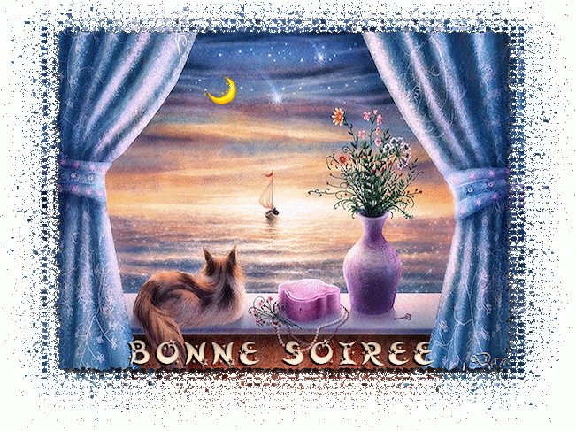 Bonne Soirée+Bonne Nuit+S+Gifs Centerblog  Image Trouvée Sur destiné Belle Nuit Gif 