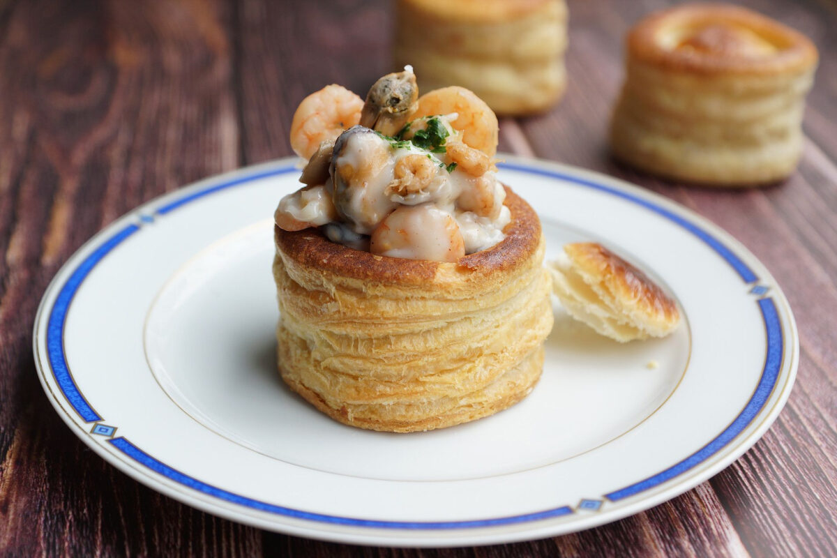 Bouchées À La Reine De La Mer  Recettes Allégées Ww Audecuisine avec Entrée Chaude Gastronomique