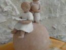 Boule Terre , Deux Enfants Chantal Delaunois  Idées De Poterie intérieur Facile Sculpture Argile Débutant