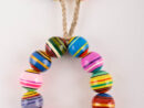 Bracelet Multicolore Bijou Fait Main Perles En Argile Original Cadeau concernant Bracelet Perle Fait Main