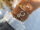 Bracelet Perles Lily - Ampersand.shop pour Bracelet Perle Fait Main génial
