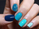 Bulleuwombré Nails Bleu-Vert  Vernis À Ongles, Idées Vernis À Ongles à Ongles Vert D&amp;#039;Eau fascinant