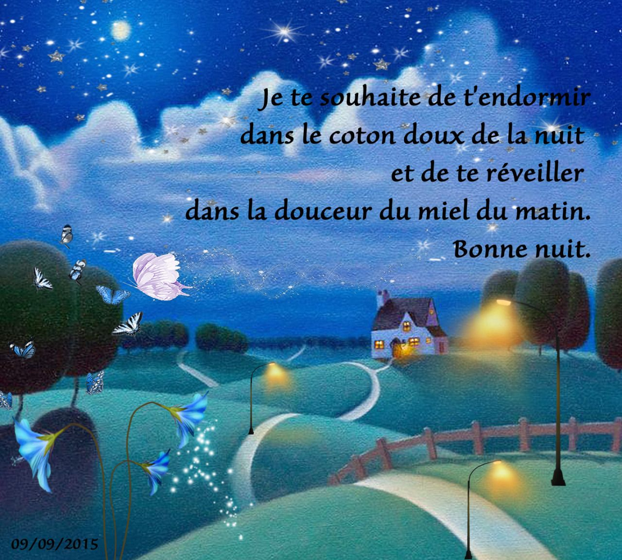 Butterfly'S World : Photo  Bonne Nuit Bisous, Message Bonne Nuit destiné Image Bonne Nuit Tendresse