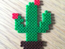 Cactus En Perles Hama (Perles À Repasser)  Les Ateliers Diy Du Panda pour Perle Hama Modele fascinant