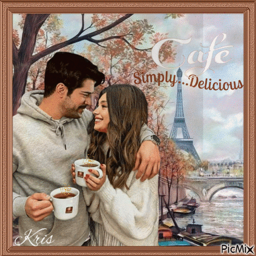 Café Avec Amour - Free Animated Gif - Picmix tout Calin Amoureux Gif fascinant 