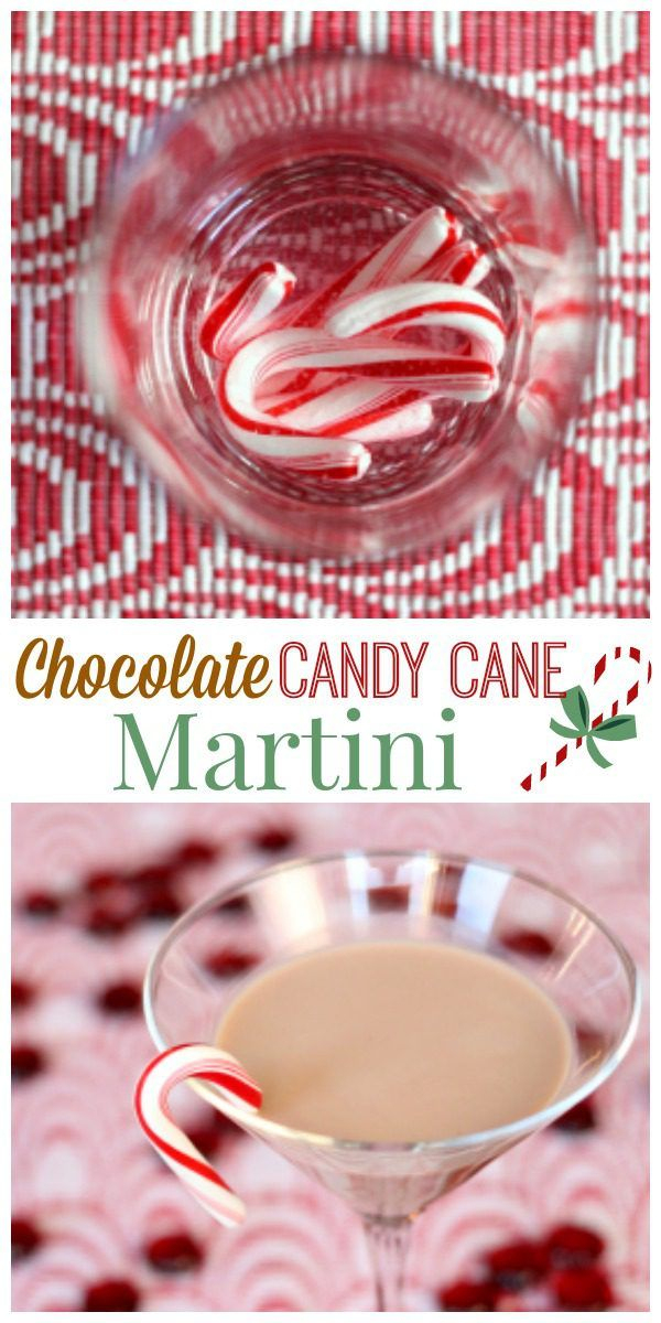 Chocolate Candy Cane Martini - The Weary Chef tout Cocktail Bonbon Candy Cane Spritzer Cocktail 