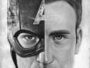 Chris Evans  Captain America Drawing By Fabio Verolino  Captain concernant Dessin Captain America intéressant