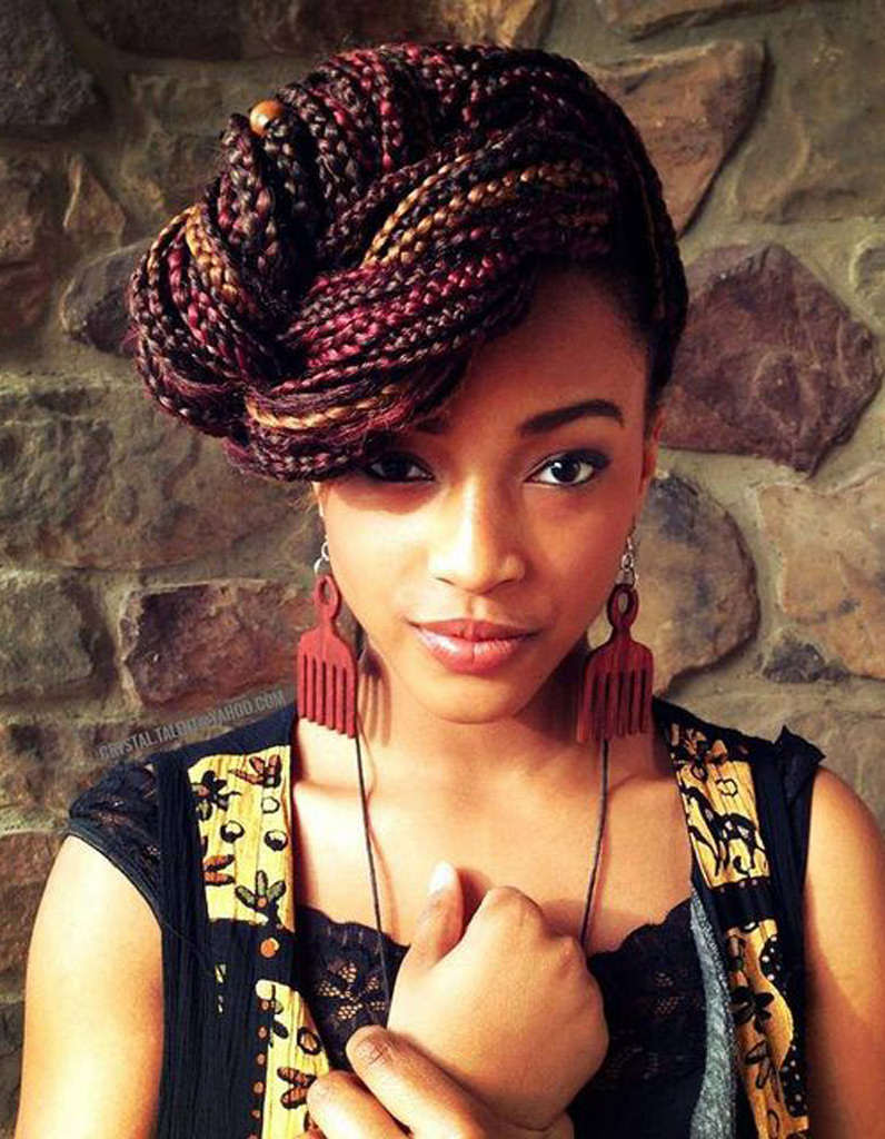 Coiffure Afro Tresses Nattes Hiver 2015 - Coiffures Afro : Les Filles pour Petites Tresses Africaine génial