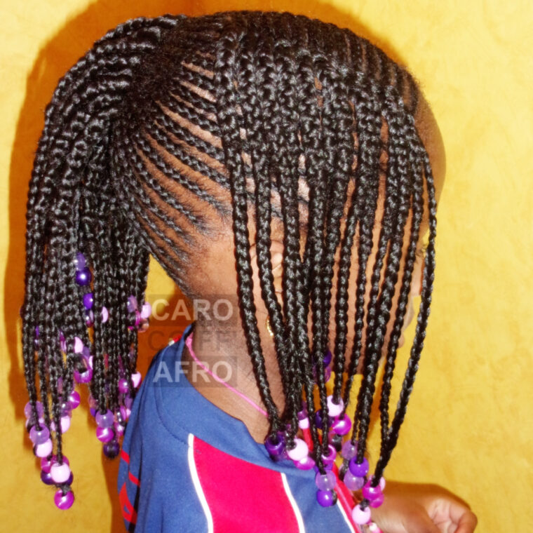 Coiffure Natte Collee Africaine  Coiffures Cheveux Longs dedans Natte Collé Africaine génial