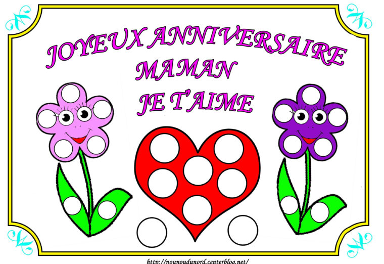 Coloriage Anniversaire Divers encequiconcerne Dessin Anniversaire Mamie