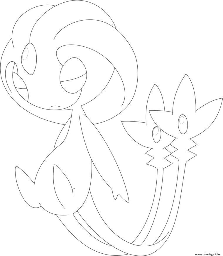 Coloriage Uxie Pokemon Legendaire Dessin Pokemon Legendaire À Imprimer intérieur Coloriage Pokemon Legendaire vous pouvez essayer