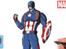 Comment Dessiner Captain America Facilement - Dessin Facile - concernant Dessin Capitaine America