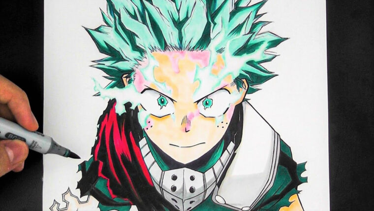 Comment Dessiner Deku [Tuto] Izuku Midoriya – avec Izuku Midoriya Dessin génial