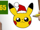 Comment Dessiner Pikachu Noël Kawaii Étape Par Étape - Dessins Kawaii pour Pikachu Dessin Couleur génial